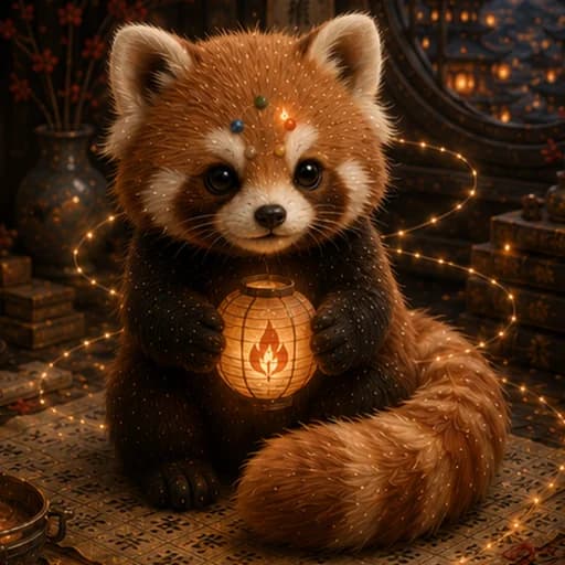 Ember Red Panda, Fire Archive Spirit